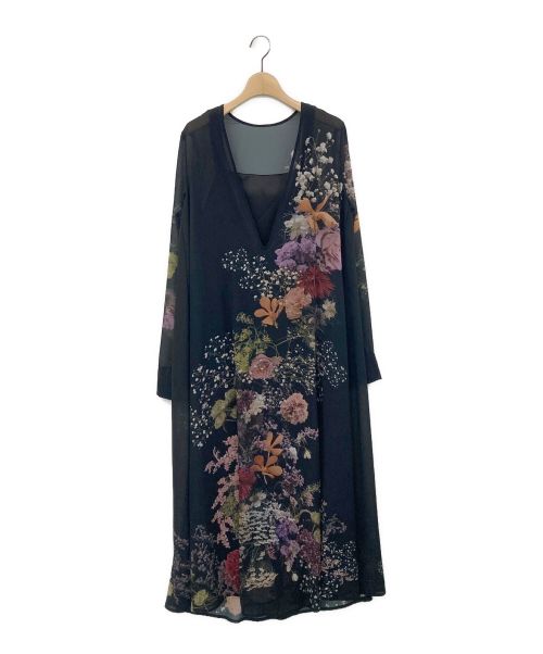 Ameri（アメリ）Ameri (アメリ) UND 2WAY DARIA V NECK DRESS ブラック サイズ:Sの古着・服飾アイテム