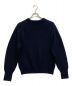 BLURHMS（ブラームス）の古着「Silk Wool RIB Knit P/O」｜ネイビー