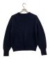 BLURHMS (ブラームス) Silk Wool RIB Knit P/O ネイビー サイズ:2：5800円