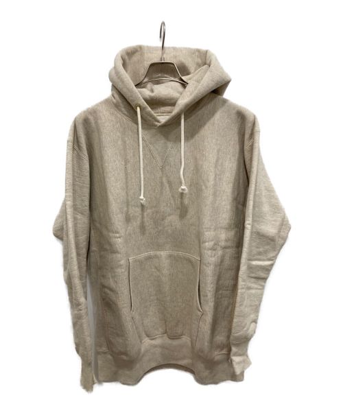 BONCOURA（ボンクラ）BONCOURA (ボンクラ) Loop Wheeled Hoodie Oatmeal キナリ サイズ:Lの古着・服飾アイテム