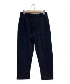 PSEUDOSシュードス）の古着「FR FLEECE EASY PANTS PL」｜ネイビー