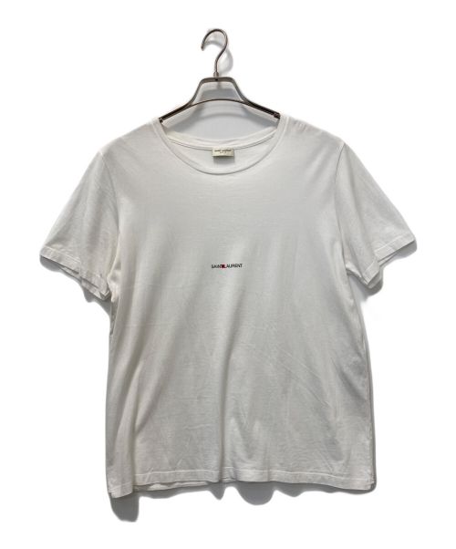 Saint Laurent Paris（サンローランパリ）Saint Laurent Paris (サンローランパリ) Tシャツ ホワイト サイズ:SIZE XLの古着・服飾アイテム