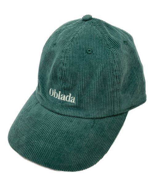 Oblada（オブラダ）Oblada (オブラダ) CORDUROY CAP グリーン サイズ:Fの古着・服飾アイテム