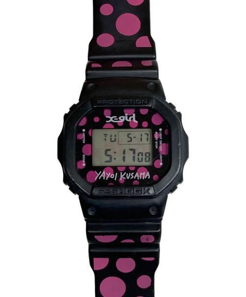 CASIO（カシオ）CASIO (カシオ) X-GIRL (エックスガール) KUSAMA YAYOI デジタルウォッチ　G-SHOCK　DW-5600VTの古着・服飾アイテム