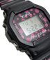 中古・古着 CASIO (カシオ) X-GIRL (エックスガール) KUSAMA YAYOI デジタルウォッチ　G-SHOCK　DW-5600VT：9800円