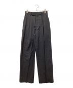 AURALEEオーラリー）の古着「SUPER FINE TROPICAL WOOL SLACKS」｜グレー