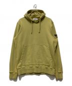 STONE ISLANDストーンアイランド）の古着「BRUSHED COTTON FLEECE」｜イエロー