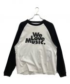 is-nessイズネス）の古着「WE LOVE RAGLAN T-SHIRTS」｜ブラック