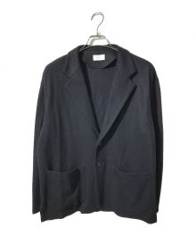 UNDECORATED（アンデコレイテッド）の古着「S140 WOOL KNIT JACKET」｜ブラック