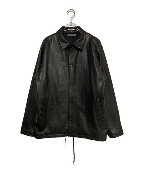 MINEDENIM（マインデニム）MINEDENIM (マインデニム) Sheep Leather Coach ブラック サイズ:3の古着・服飾アイテム