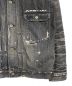 中古・古着 SEQUEL (シークエル) FRAGMENT DESIGN (フラグメントデザイン) DAMAGE DENIM JACKET ブラック サイズ:L：34000円