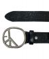 Needles (ニードルズ) Peace Buckle Belt　ピースバックルベルト ブラック サイズ:SIZE 34inch：6000円