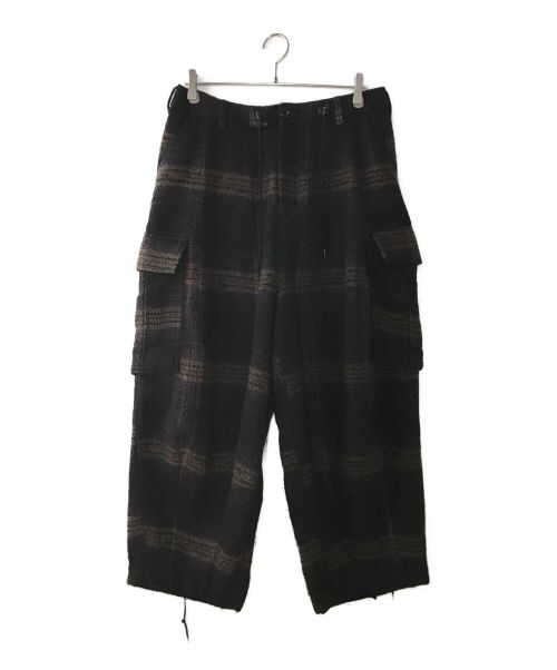 Needles（ニードルズ）Needles (ニードルズ) H.D. Pant - BDU/ Wool Shaggy Plaid ブラック×パープル サイズ:Sの古着・服飾アイテム