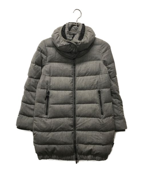 MONCLER（モンクレール）MONCLER (モンクレール) マディーン ウールダウンコート グレー サイズ:1の古着・服飾アイテム