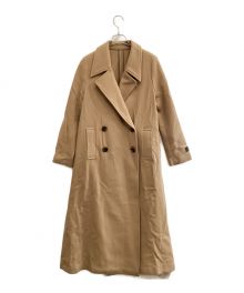 Ameri VINTAGE（アメリヴィンテージ）の古着「LITTLE FLARE LONG COAT」｜ブラウン