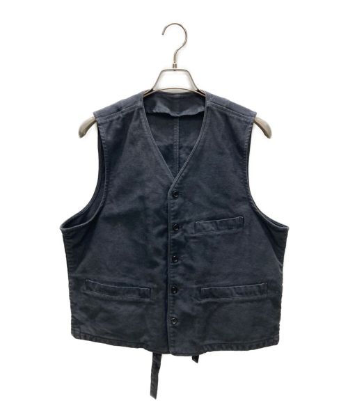 Porter Classic（ポータークラシック）Porter Classic (ポータークラシック) MOLESKIN CLASSIC VEST 2019 ブラック サイズ:Mの古着・服飾アイテム