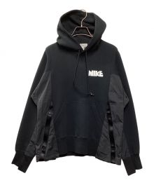 NIKE×sacai（ナイキ×サカイ）の古着「プルオーバーパーカー」｜ブラック