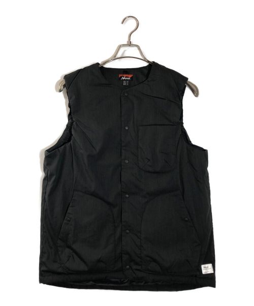 NANGA（ナンガ）NANGA (ナンガ) TAKIBI RIPSTOP INNER DOWN VEST ブラック サイズ:Mの古着・服飾アイテム