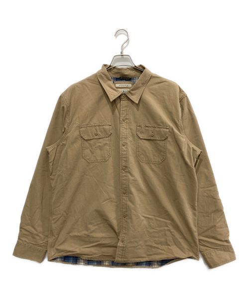 L.L.Bean（エルエルビーン）L.L.Bean (エルエルビーン) ワークシャツジャケット ベージュ サイズ:XLの古着・服飾アイテム