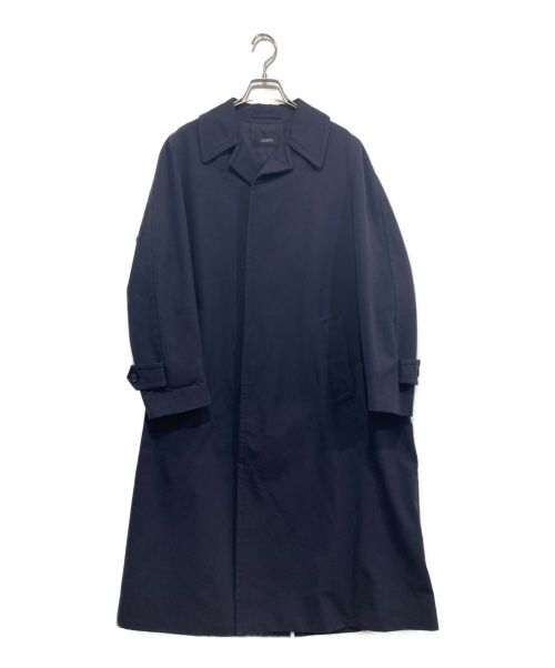 LOEFF（ロエフ）LOEFF (ロエフ) ステンカラーコート ネイビー サイズ:０の古着・服飾アイテム