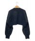 ENFOLD (エンフォルド) O EMBOSS CROPPED PULLOVER チャコールグレー サイズ:38：19800円