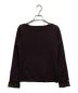 FOXEY（フォクシー）の古着「Chiffon Shade Knit Top」｜ブラウン