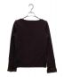 FOXEY (フォクシー) Chiffon Shade Knit Top ブラウン サイズ:38：10000円