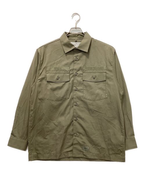 WTAPS（ダブルタップス）WTAPS (ダブルタップス) CBW/LS/COTTON.POPLIN オリーブ サイズ:2の古着・服飾アイテム