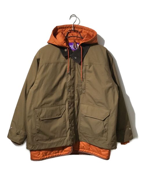 THE NORTHFACE PURPLELABEL（ザ・ノースフェイス パープルレーベル）THE NORTHFACE PURPLELABEL (ザ・ノースフェイス パープルレーベル) 65/35 HYVENT Double-built Jacket ブラウン×オレンジ サイズ:Sの古着・服飾アイテム