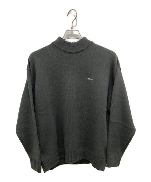 DESCENDANT（ディセンダント）DESCENDANT (ディセンダント) STRAND MOCK NECK KNIT ブラック サイズ:1(S)の古着・服飾アイテム