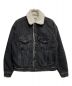 H BEAUTY&YOUTH（エイチ ビューティアンドユース）の古着「DENIM BOA JACKET」｜ブラック