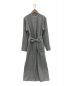 POSTELEGANT（ポステレガント）の古着「WOOL LONG SHIRT DRESS」｜グレー