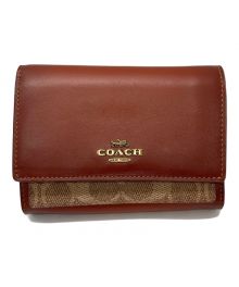 COACH（コーチ）の古着「2つ折り財布」｜ブラウン