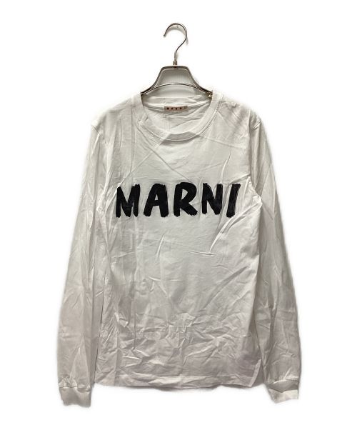 MARNI（マルニ）MARNI (マルニ) オーガニックジャージーロングTシャツ ホワイト サイズ:38の古着・服飾アイテム