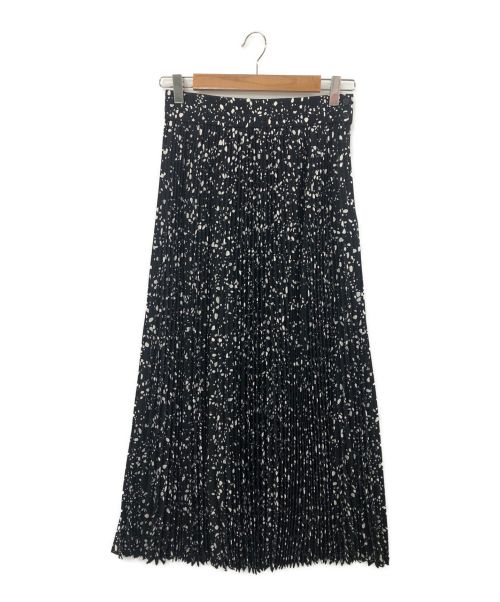 HYKE（ハイク）HYKE (ハイク) PEBBLE PRINTED SKIRT ブラック サイズ:2の古着・服飾アイテム