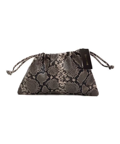 GOOD GRIEF!（グッドグリーフ）GOOD GRIEF! (グッドグリーフ) Python Clutch Bag グレー サイズ:-の古着・服飾アイテム