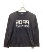 VALENTINOヴァレンティノ）の古着「クルーネックスウェット」｜ブラック