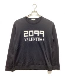 VALENTINO（ヴァレンティノ）の古着「クルーネックスウェット」｜ブラック