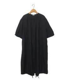 SEEALL（シーオール）の古着「BALOON SLEEVE DRESS」｜ネイビー