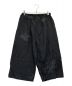 Y's（ワイズ）の古着「LINEN COTTON PIN-STRIPED UNEVEN DYEING FRONT TUCK WIDE PANTS」｜カーキ