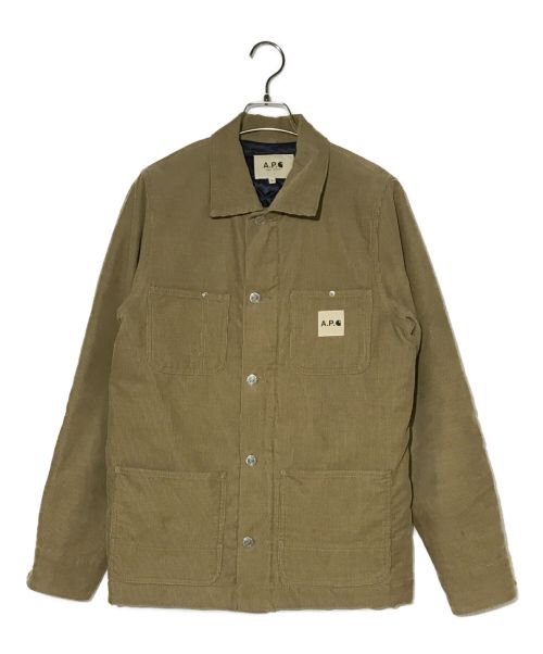 A.P.C.（アーペーセー）A.P.C. (アー・ペー・セー) CarHartt (カーハート) GABRIELLE COAT ベージュ サイズ:Sの古着・服飾アイテム