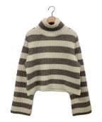 theoryセオリー）の古着「Felted Wool Cash T Neck ST PO」｜ベージュ