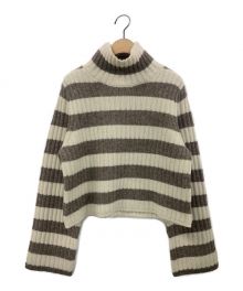 theory（セオリー）の古着「Felted Wool Cash T Neck ST PO」｜ベージュ