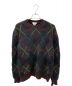 BOTTEGA VENETA（ボッテガベネタ）の古着「Wool Mohair Knit Sweater」｜ブラウン×グリーン