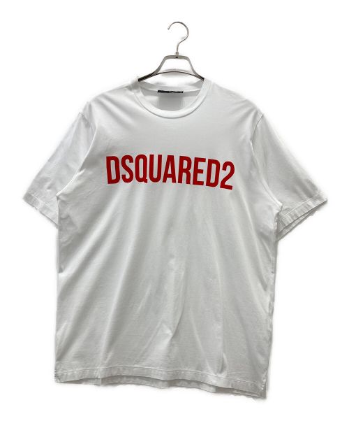 DSQUARED2（ディースクエアード）DSQUARED2 (ディースクエアード) DSQUARED2 SLOUCH T-SHIRT ホワイト サイズ:Sの古着・服飾アイテム