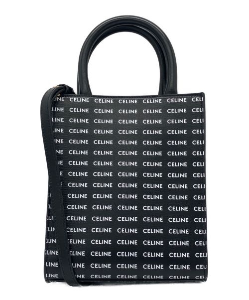 CELINE（セリーヌ）CELINE (セリーヌ) Mini Vertical Cabas in Canvas ブラック サイズ:-の古着・服飾アイテム