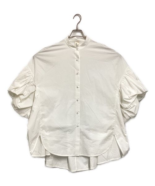 soutiencollar（ステンカラー）soutiencollar (ステンカラー) support surface (サポートサーフェス) Wavey shirt WHITE ホワイト サイズ:1の古着・服飾アイテム