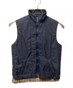 Barbourバブアー）の古着「QUILTED WAISTCOAT」｜ネイビー