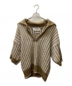 UNIFORMEユニフォーム）の古着「OVERSIZED OPEN COLLAR SWEATER /オーバーサイズドオープンカラーセーター」｜LEGNO&LATTE