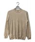 H BEAUTY&YOUTH（エイチ ビューティアンドユース）の古着「CASHMERE CREW NECK　1213-105-3560」｜ベージュ